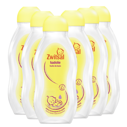 Zwitsal - Baby Badolie - 6 x 200ml - Voordeelverpakking