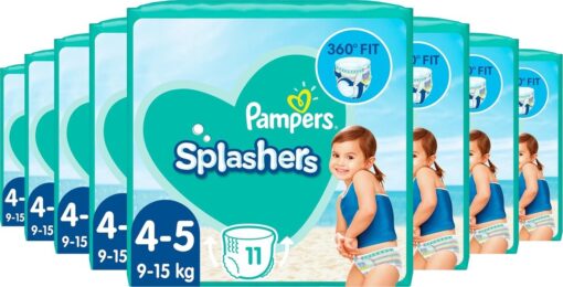 Pampers - Splashers - Wegwerpbare Zwemluiers - Maat 4/5 - 88 stuks