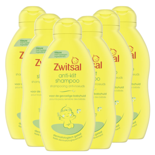 Zwitsal - Anti Klit Shampoo - 6 x 200ml - Voordeelverpakking