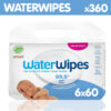 WaterWipes - Billendoekjes - Gevoelige huid - 6 x 60 stuks - Plasticvrij