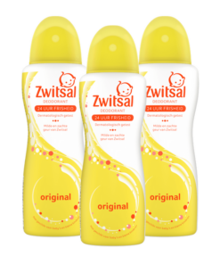 Zwitsal - Deodorant Spray - Orgineel - 3 x 100 ml - Voordeelpack