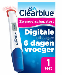 Clearblue - Zwangerschapstest - Digitaal Ultravroeg 6 dagen - 1 test