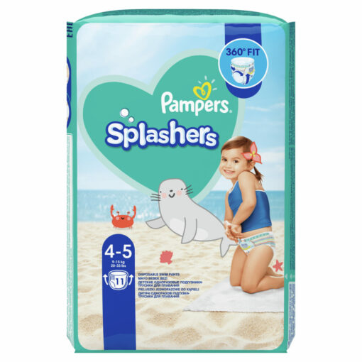 Pampers - Splashers - Wegwerpbare Zwemluiers - Maat 4/5 - 11 stuks