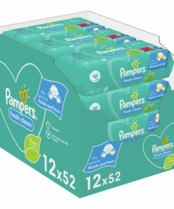 Pampers - Fresh Clean - Billendoekjes - 624 doekjes - 12 x 52