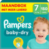 Pampers - Baby Dry - Maat 7 - Maandbox - 150 stuks - 15+ KG