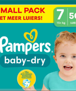 Pampers - Baby Dry - Maat 7 - Small Pack - 50 stuks - 15+ KG