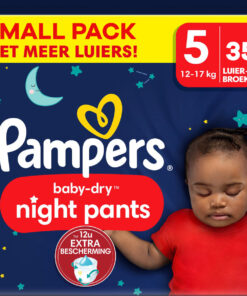 Pampers - Baby Dry Night Pants - Maat 5 - Small Pack - 35 stuks - 12/17 KG