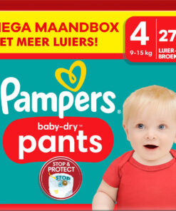 Pampers - Baby Dry Pants - Maat 4 - Mega Maandbox - 276 stuks - 9/15 KG