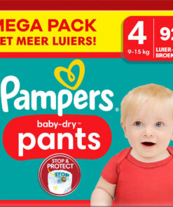 Pampers - Baby Dry Pants - Maat 4 - Mega Pack - 92 stuks - 9/15 KG