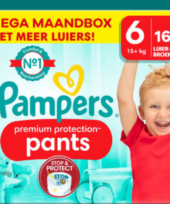 Pampers - Premium Protection Pants - Maat 6 - Mega Maandbox - 162 stuks - 15+ KG