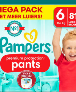 Pampers - Premium Protection Pants - Maat 6 - Mega Pack - 81 stuks - 15+ KG