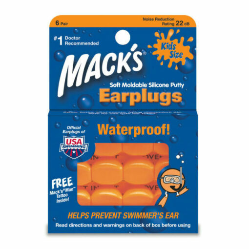 Mack's - Siliconen Earplugs Kids - 6 paar