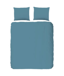 Muller Textiel Good Morning Cotton Dekbedovertrek Adria Blue 200 x 220 cm