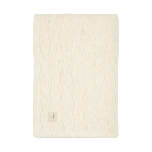 Jollein Spring Knit Fleece Ledikantdeken Ivory 100 x 150 cm