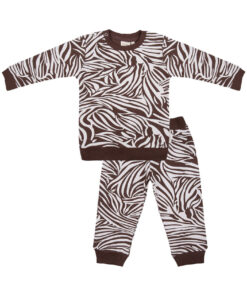 Little Indians Waffle Zebra Pyjama 6-9 Mnd