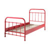 Vipack New York Bed Metaal Rood 90 x 200 cm
