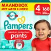 Pampers - Premium Protection Pants - Maat 4 - Maandbox - 168 stuks - 9/15 KG