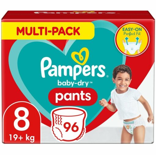 Pampers - Baby Dry Pants - Maat 8 - Maandbox - 96 stuks - 19+ KG