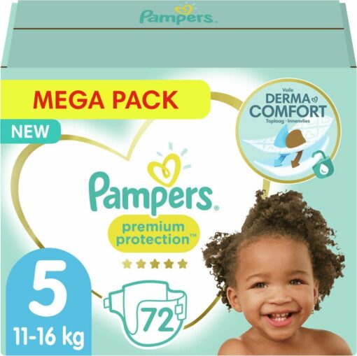 Pampers - Premium Protection - Maat 5 - Megapack - 72 luiers - 11/16 KG