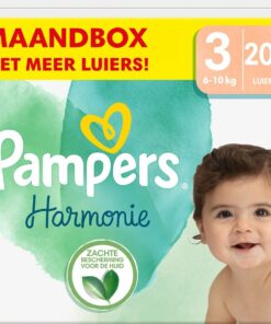 Pampers - Harmonie - Maat 3 - Maandbox - 204 stuks - 6/10 KG