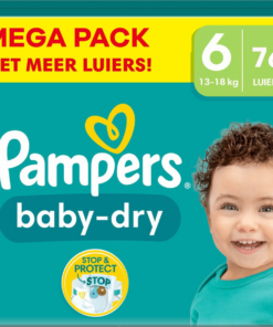 Pampers - Baby Dry - Maat 6 - Mega Pack - 76 luiers