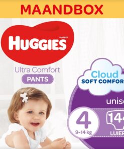 Huggies - Luierbroekjes - Ultra Comfort - Maat 4 - Maandbox - 144 stuks - 9/14 KG