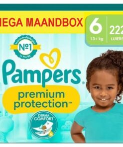 Pampers - Premium Protection - Maat 6 - Mega Maandbox - 222 luiers - 13KG