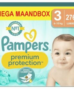 Pampers - Premium Protection - Maat 3 - Mega Maandbox - 276 luiers - 6/10 KG