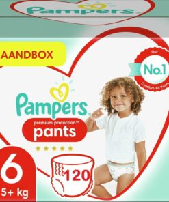 Pampers - Premium Protection Pants - Maat 6 - Maandbox - 120 stuks - 15+KG