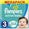 Pampers - Active Baby Dry - Maat 3 - Megapack - 104 stuks - 6/10KG