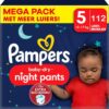 Pampers - Baby Dry Night Pants - Maat 5 - Megapack - 112 stuks - 12/17KG