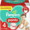 Pampers - Baby Dry Pants - Maat 4 - Maandbox - 168 stuks - 9/15 KG