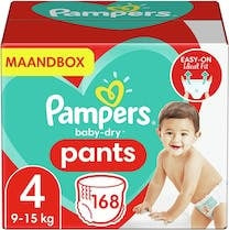 Pampers - Baby Dry Pants - Maat 4 - Maandbox - 168 stuks - 9/15 KG