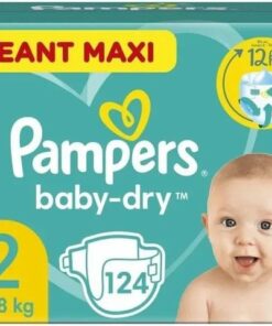 Pampers - Baby Dry - Maat 2 - Mega Pack - 124 luiers