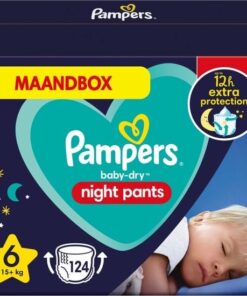 Pampers - Night Pants - Maat 6 - Mega Pack - 124 luierbroekjes