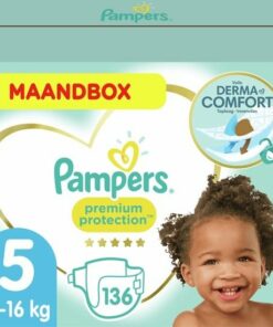 Pampers - Premium Protection - Maat 5 - Maandbox - 136 luiers