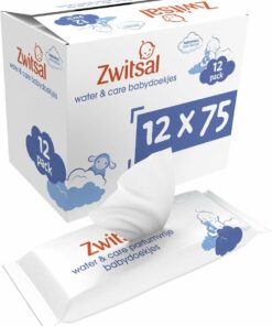 Zwitsal - Water & Care - Billendoekjes - 12 x 75 - 900 babydoekjes
