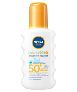 Nivea Sun Babies & Kids - Protect & Sensitive Spray - Factor SPF50+ - Zonnebrand spray 200ml