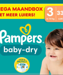 Pampers - Baby Dry - Maat 3 - Mega Maandbox - 336 stuks - 6/10 KG