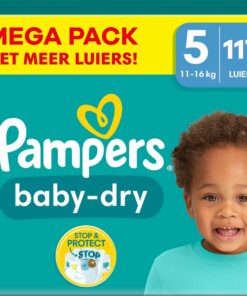 Pampers - Baby Dry - Maat 5 - Mega Pack - 117 luiers