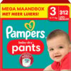 Pampers - Baby Dry Pants - Maat 3 - Mega Maandbox - 312 stuks - 6/11 KG