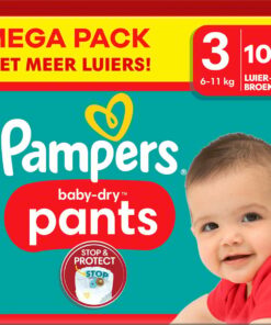 Pampers - Baby Dry Pants - Maat 3 - Mega Pack - 104 stuks - 6/11 KG