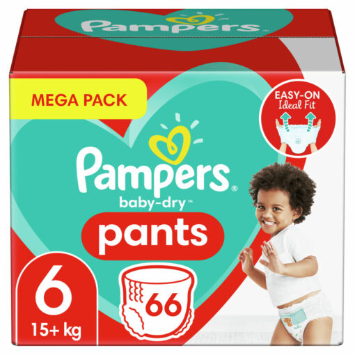 Pampers - Baby Dry Pants - Maat 6 - Mega Pack - 66 luierbroekjes