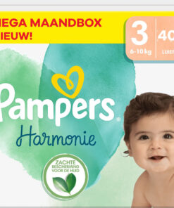 Pampers - Harmonie - Maat 3 - Mega Maandbox - 408 stuks - 6/10 KG