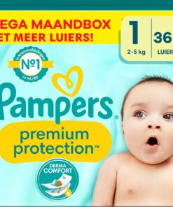 Pampers - Premium Protection - Maat 1 - Mega Maandbox - 360 stuks - 2/5 KG